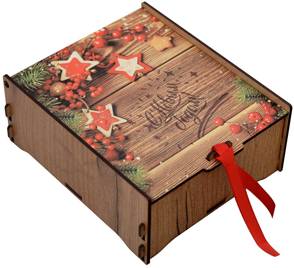 Шкатулка для чайных пакетиков и мелочей «С Новым годом» | Мультидом Трейдинг