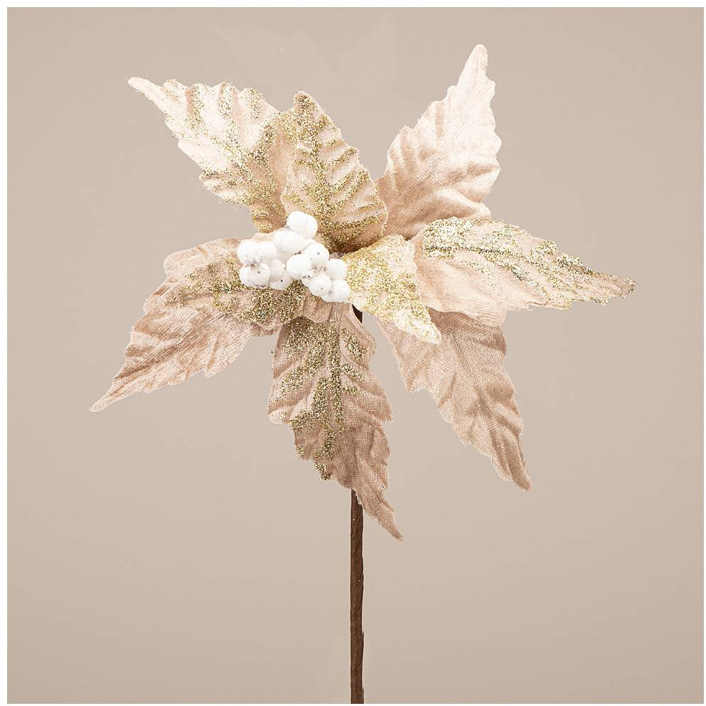 Цветок искусственный «Пуансетия» | Новый год! | Lefard