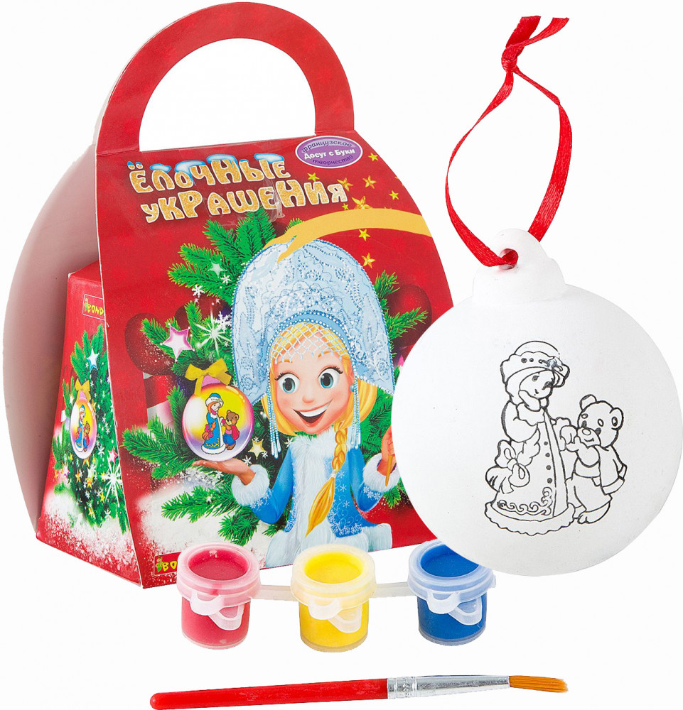 Набор для творчества «Ёлочные украшения» | Досуг с Буки | Bondibon