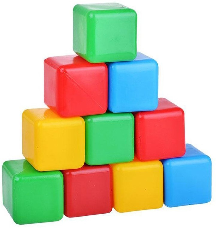 Набор кубиков цветных | Плэйдорадо