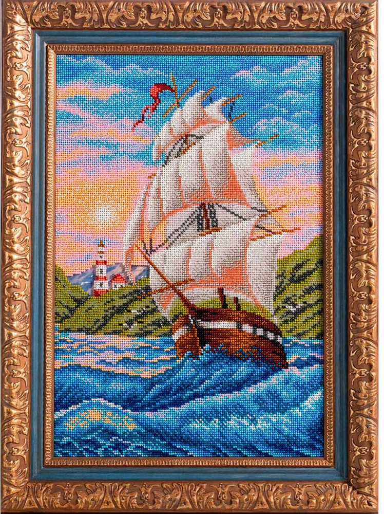 Набор для вышивания бисером «Мечте навстречу» | Радуга бисера