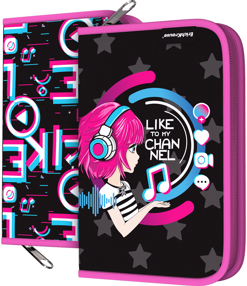 Пенал-книжка с наполнением | Top Blogger | Erich Krause