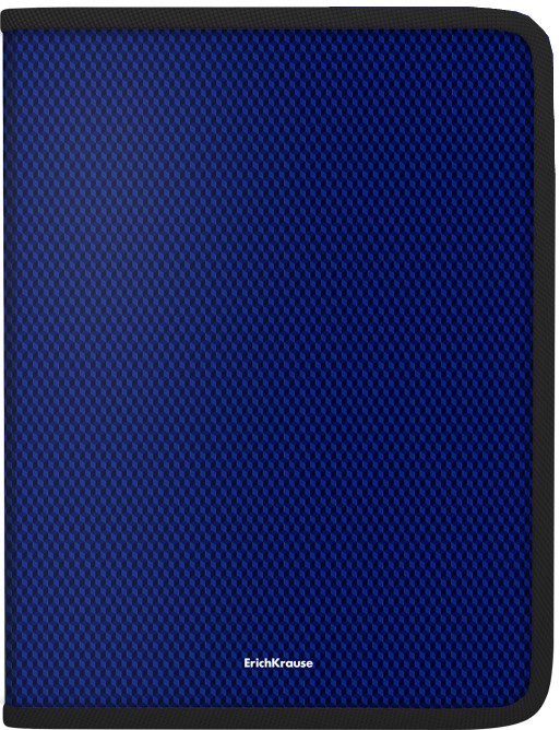 Папка на молнии c двумя кольцами | Diamond Total | Erich Krause