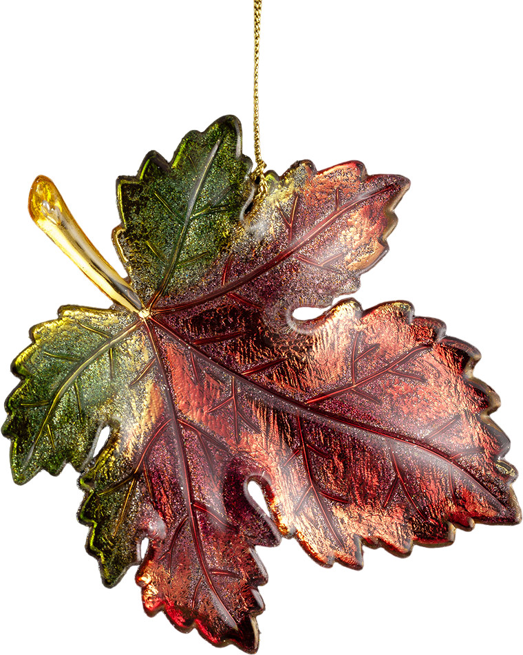 Украшение новогоднее «Кленовый лист» | Музыкальная шкатулка | Erich Krause