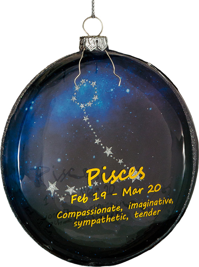 Украшение-медальон новогоднее «Рыбы» | Млечный путь | Erich Krause