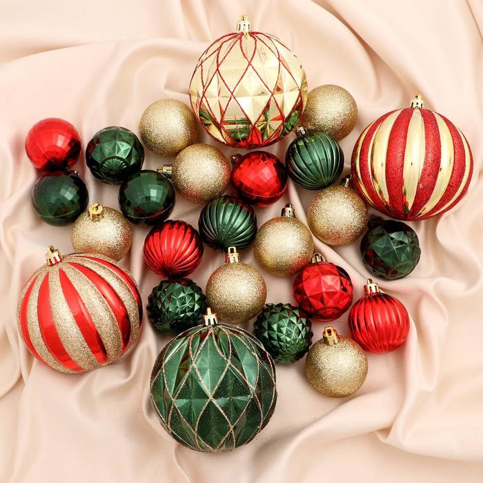 Набор шаров ёлочных «Новогодний маскарад» | Зимнее волшебство