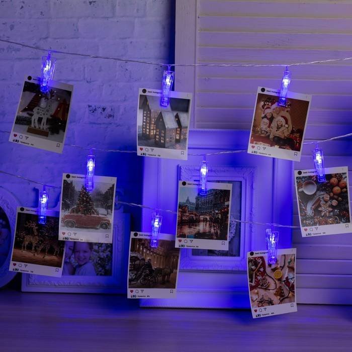 Гирлянда-нить «Прищепки» | Decor | Luazon Lighting