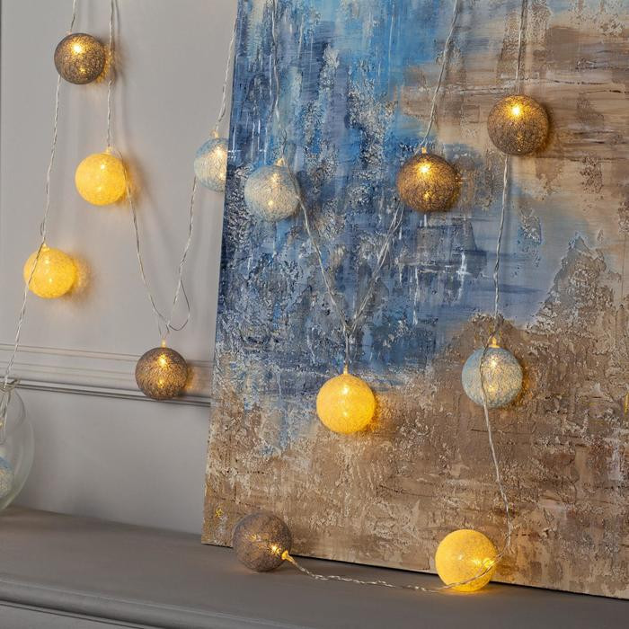 Гирлянда-нить «Клубки» | Decor | Luazon Lighting