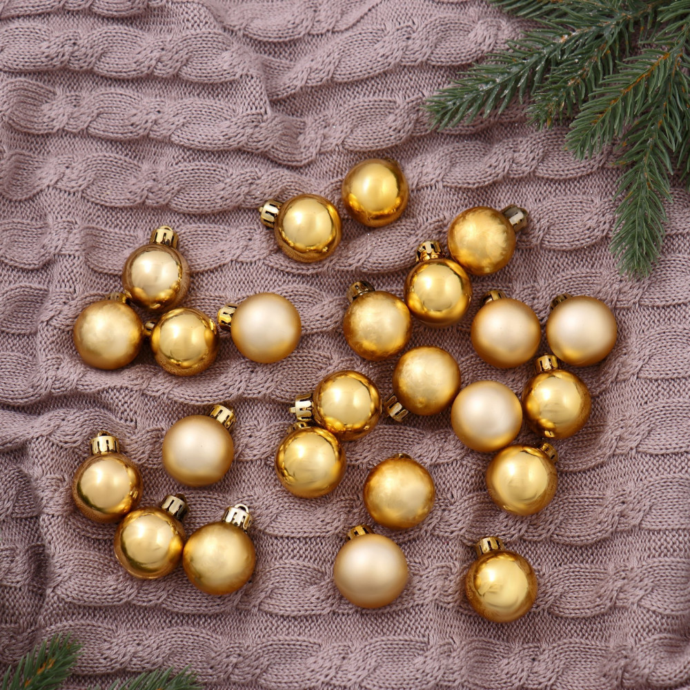 Набор шаров ёлочных «Классика ассорти» | Зимнее волшебство