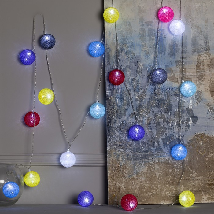 Гирлянда-нить «Клубки» | Decor | Luazon Lighting