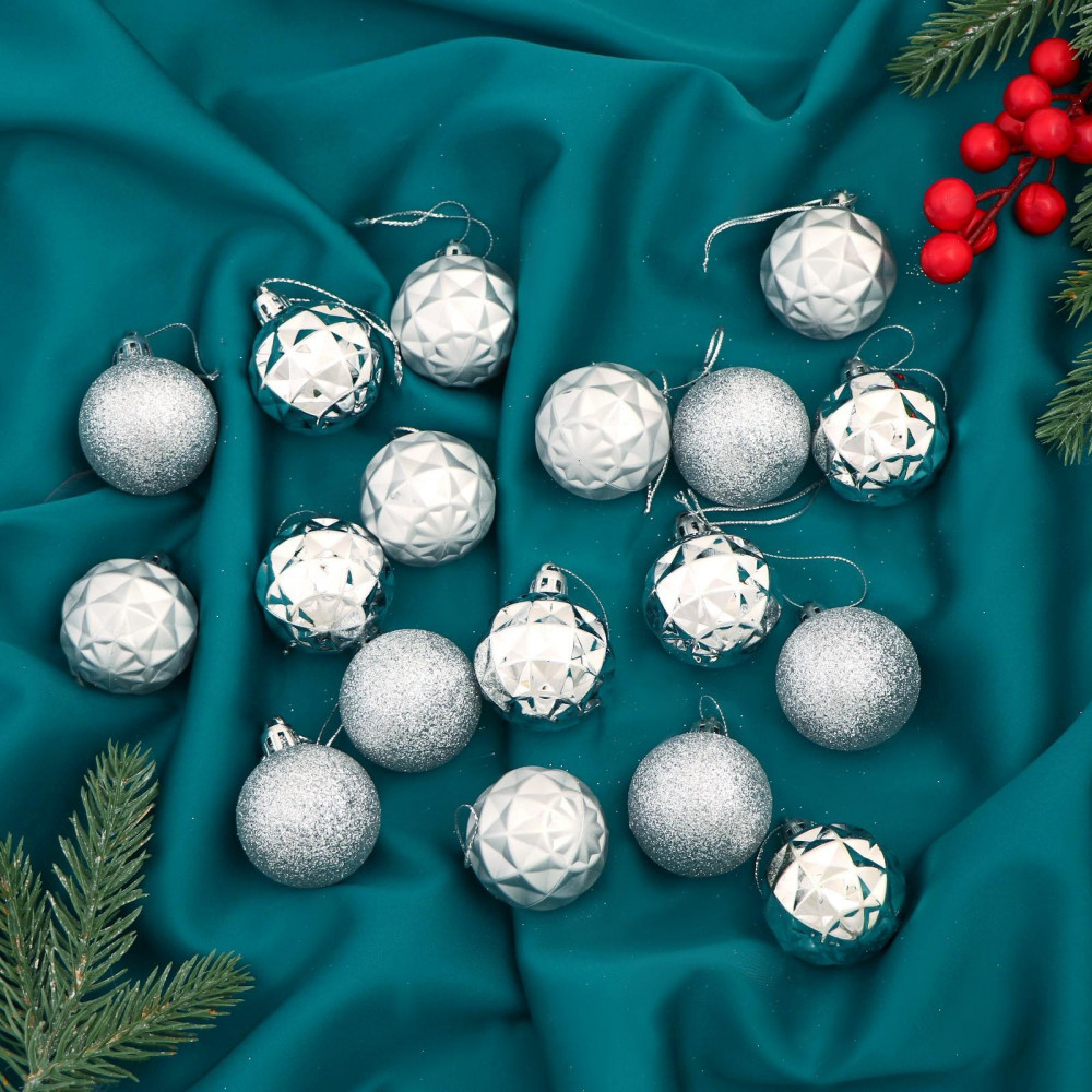 Набор шаров ёлочных «Званный вечер» | Зимнее волшебство
