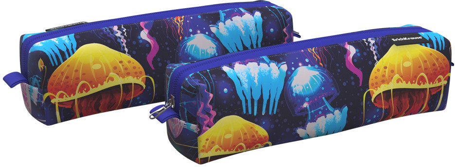 Пенал-квадро | Neon Jellyfish | Erich Krause