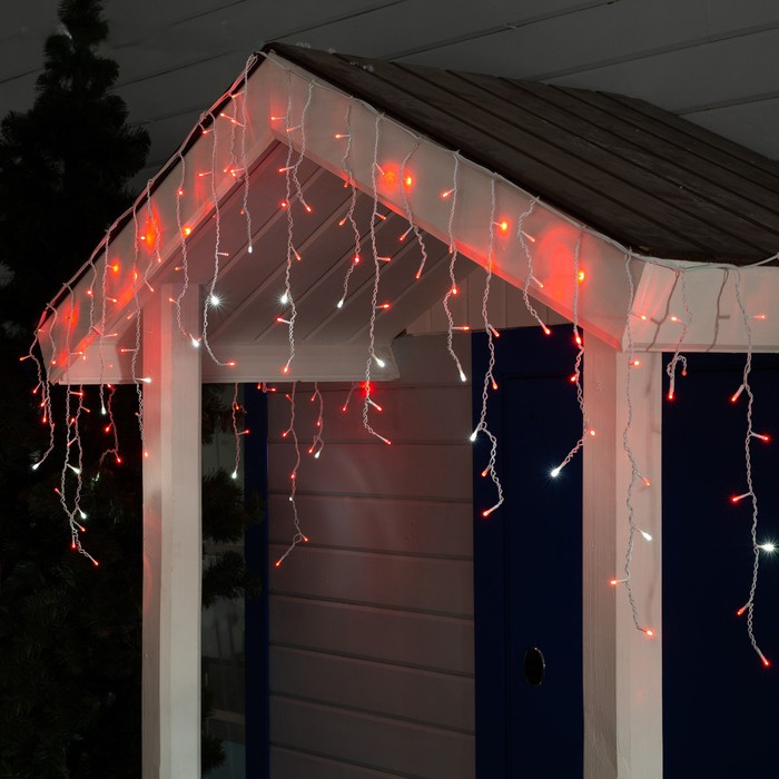 Гирлянда с белой нитью «Бахрома» | SPEC | Luazon Lighting