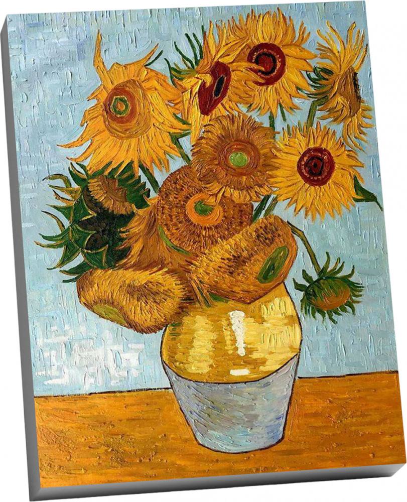 Картина по номерам «Ван Гог. Подсолнухи» | Molly
