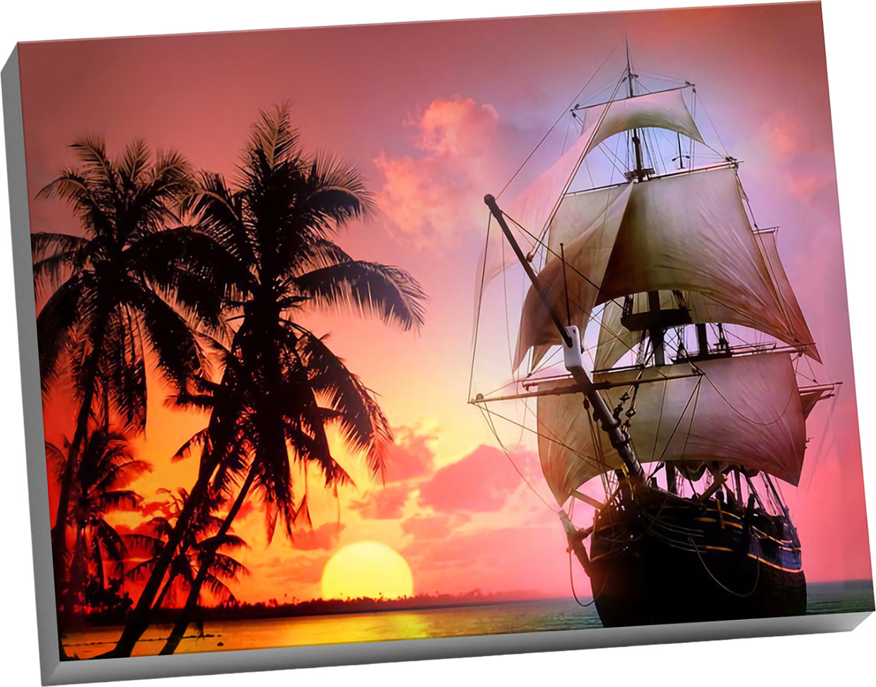 Картина по номерам «Пиратский корабль» | Molly