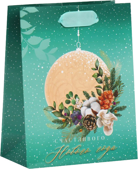 Пакет ламинированный «Северное сияние» | Аметист | Дарите Счастье