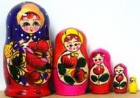 Матрешка большая расписная 5 в 1 | RN Toys