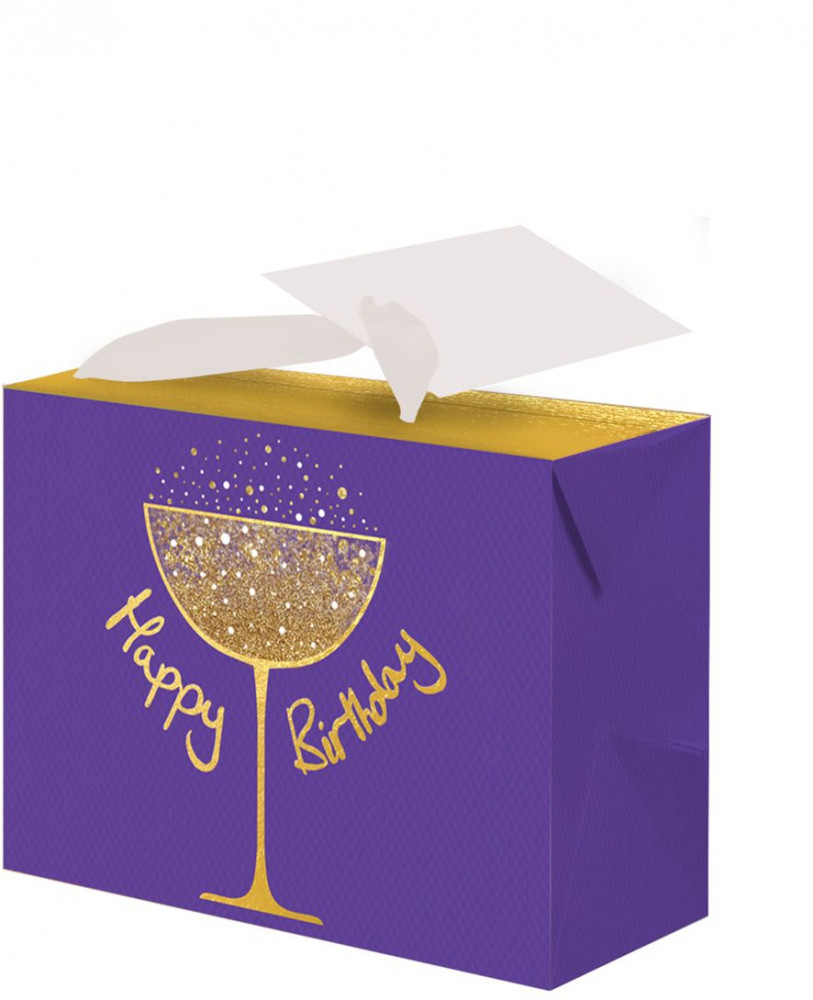 Пакет-коробка подарочная «Happy Birthday» | Феникс Презент