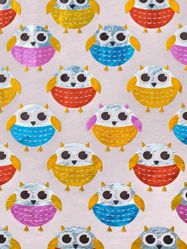 Бумага упаковочная «Совы» | Феникс Презент
