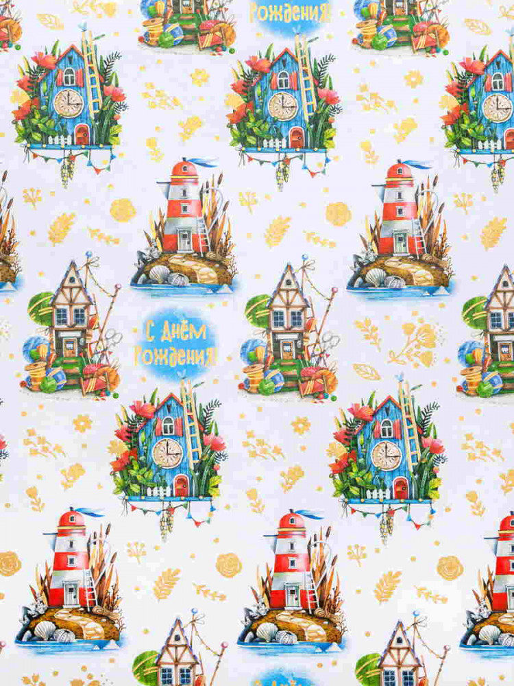 Бумага упаковочная «Маяк» | Феникс Презент