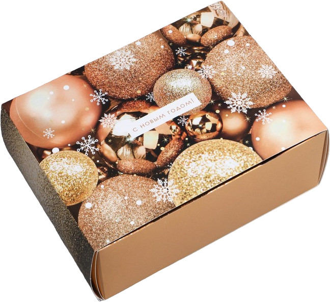 Коробка сборная «Новогодние шары» | Любимый праздник | Дарите Счастье