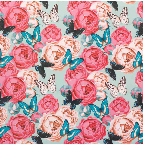 Бумага упаковочная «Майские розы»