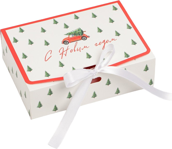 Коробка подарочная двухсторонняя «С Новым годом» | Городские истории | Дарите Счастье