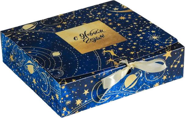 Коробка подарочная «Тепла и уюта» | Новогодний космос | Дарите Счастье