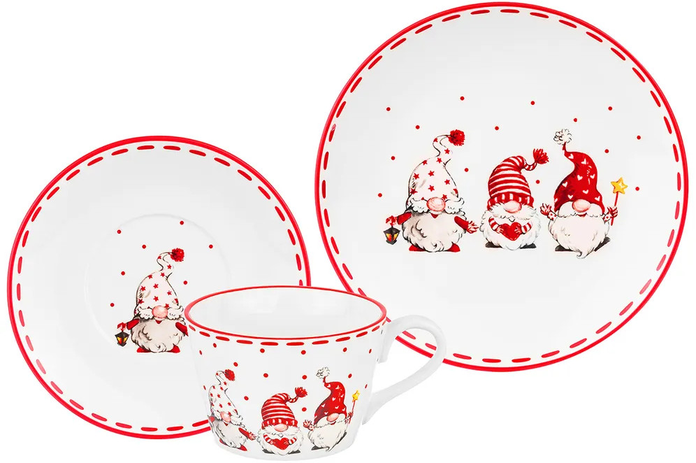 Набор посуды «Веселые гномики» | Веселые гномики | Elan Gallery