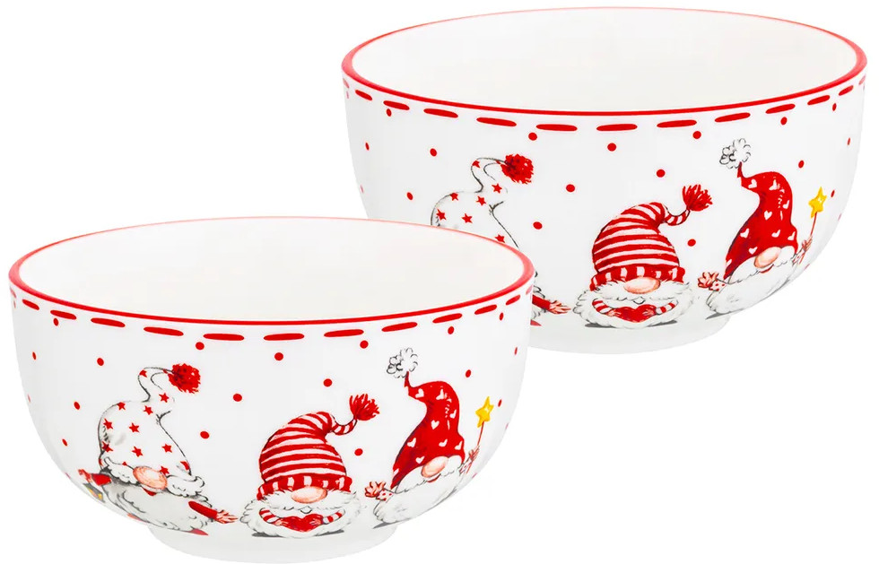 Набор салатников «Весёлые гномики» | Веселые гномики | Elan Gallery