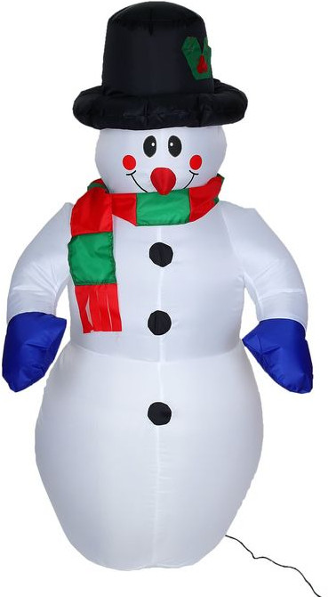 Фигура надувная «Снеговик» | Зимнее волшебство