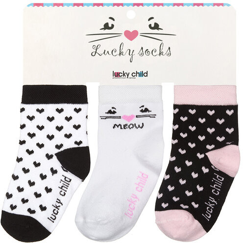 Комплект носков для девочек | Котенок | Lucky Child
