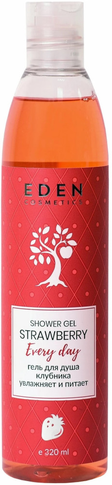 Гель для душа «Клубника» | Every day | Eden cosmetics