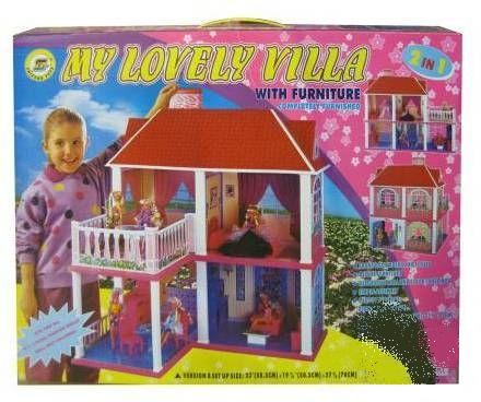 Дом для Барби "My Lovely Villa" 2 в 1 | Shenzhen Jingyitian Trade Co., Ltd.