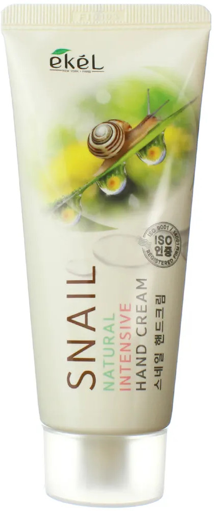 Крем для рук натуральный с муцином улитки «Snail» | Ekel
