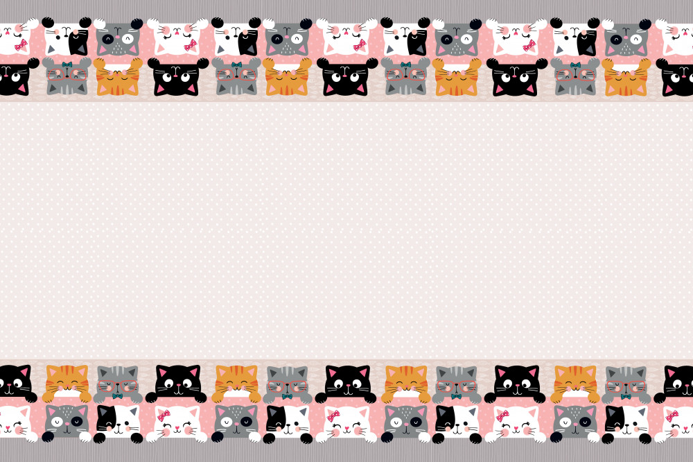 Скатерть одноразовая «Кошки с ушками» | Кошки | ND Play