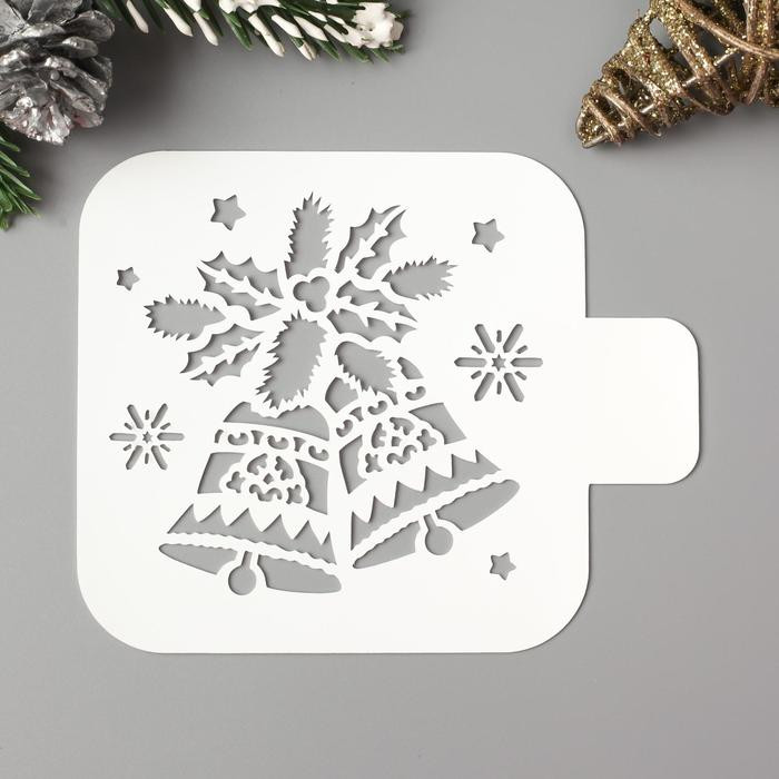 Трафарет «Колокольчики» | Новый год