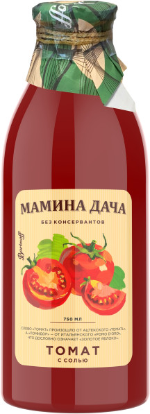 Сок томатный «Мамина дача» | Barinoff