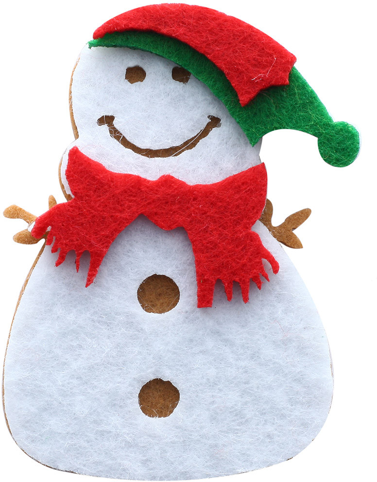 Аппликация-украшение «Снеговик» | Айрис