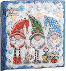 Набор салфеток бумажных «Новогодние гномы»