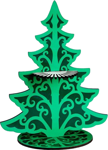 Салфетница «Ёлочка ажурная» | Салфетницы радиальные | Дарим Красиво