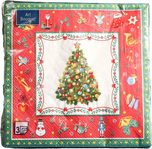 Набор салфеток бумажных «Новогодняя сказка» | Art Bouquet