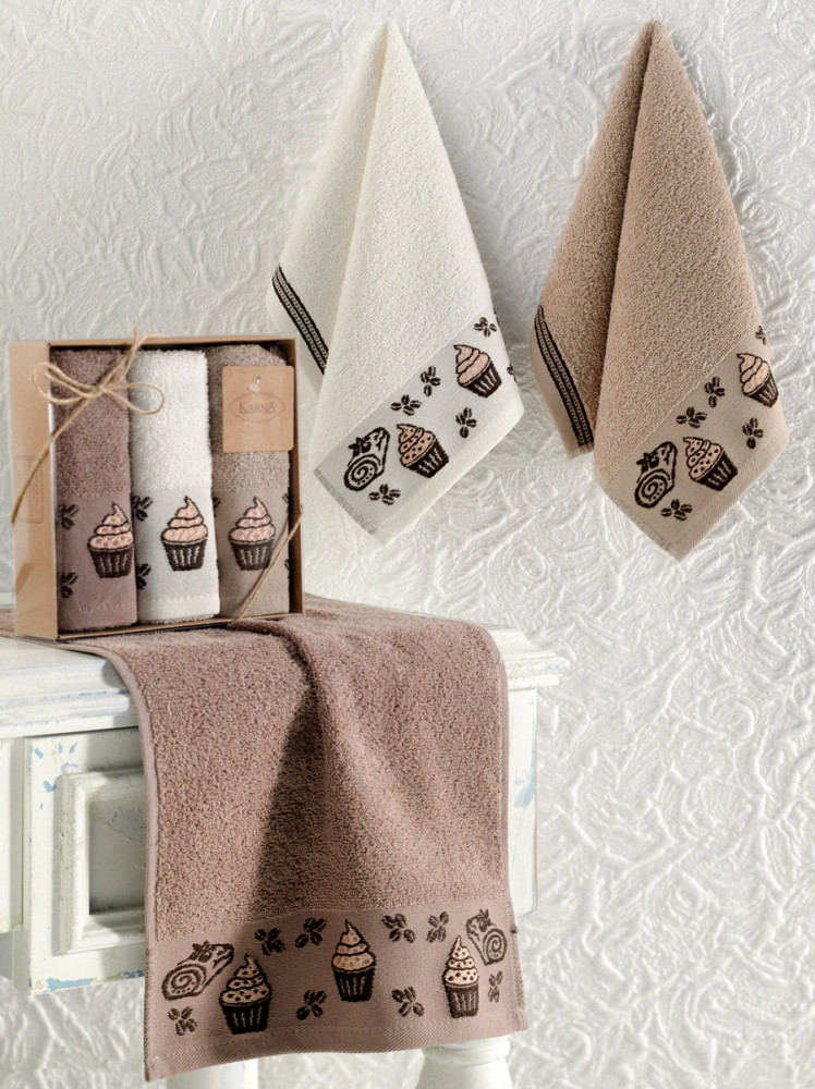 Набор кухонных полотенец «Cupcake» | Karna
