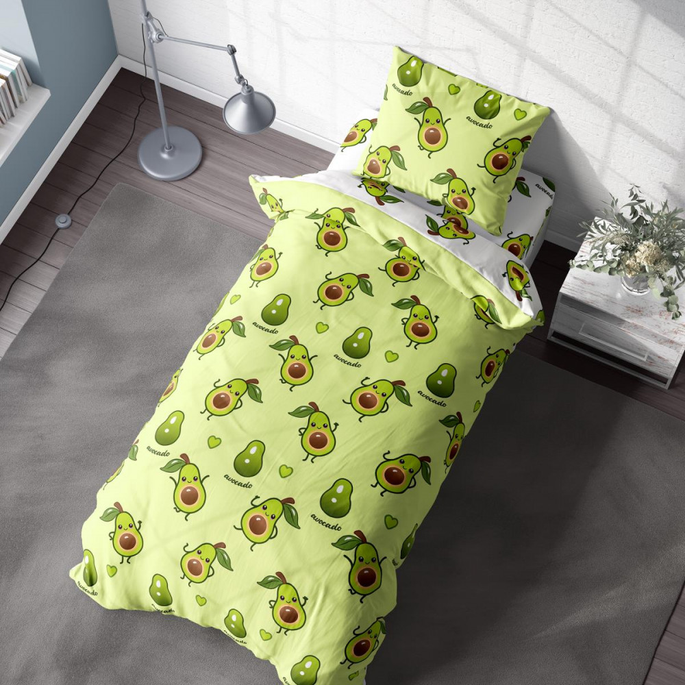 Комплект постельного белья | Avocado | Crazy Getup