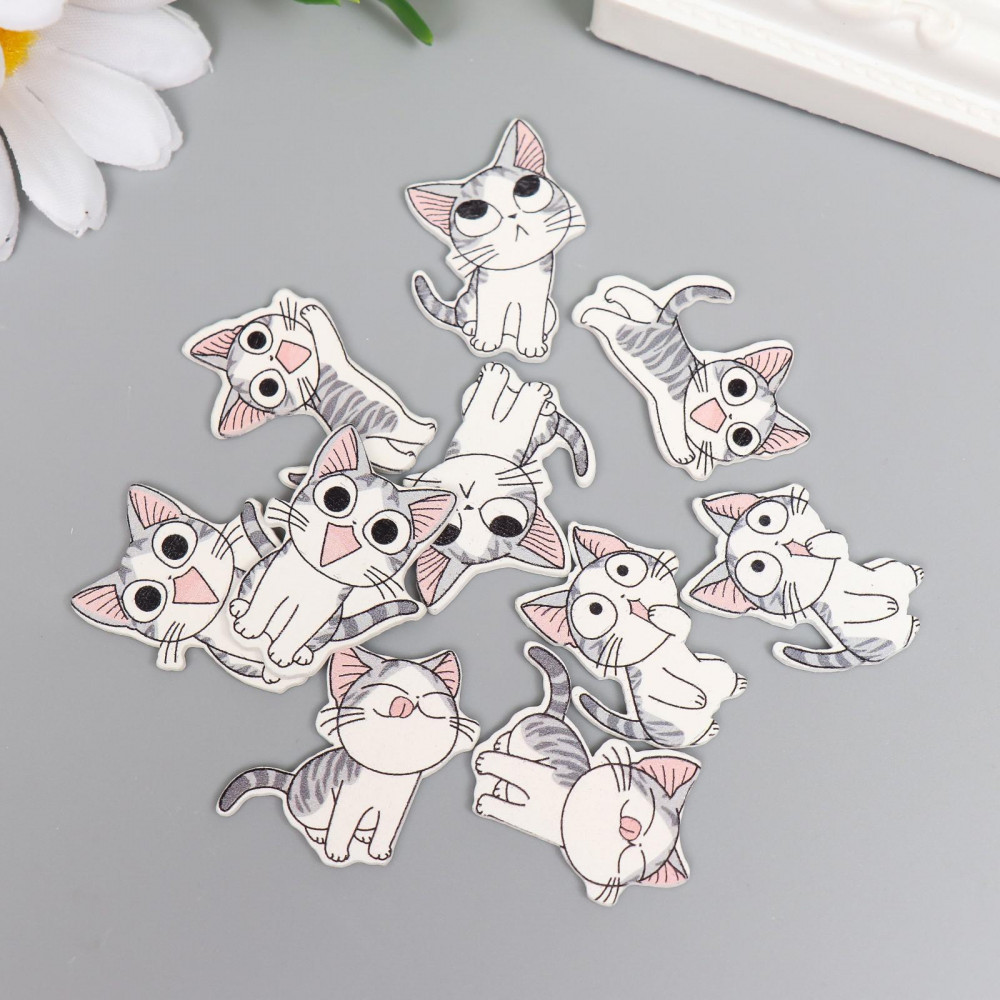 Набор для творчества «Полосатые котики» | Арт Узор