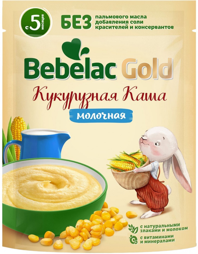 Каша молочная кукурузная «Bebelac Gold» | Nutricia