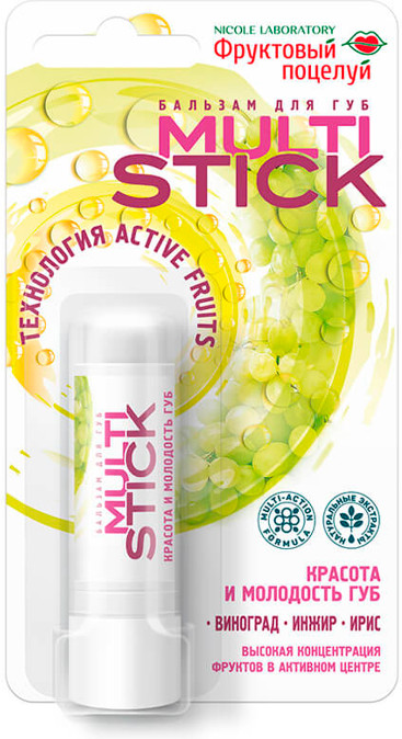 Бальзам для губ «Красота и молодость» | Фруктовый поцелуй | Nicole Laboratory