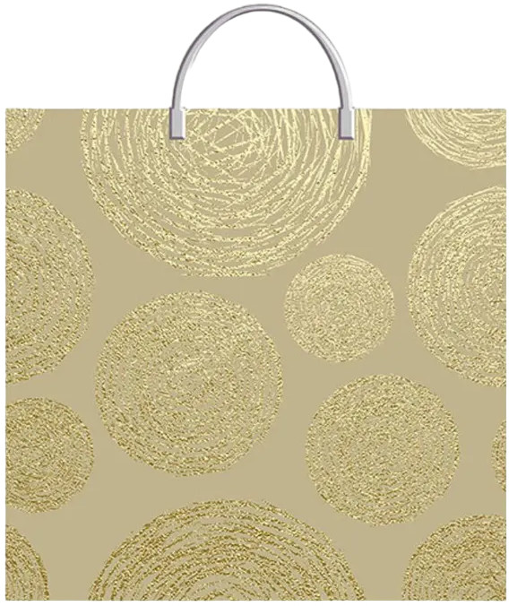 Пакет «Золотистые круги» | ТикоПластик
