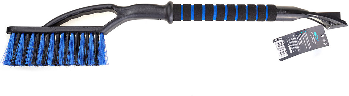 Щетка от снега со скребком | Black&Blue