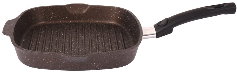 Сковорода-гриль со съемной ручкой «Marble Induction» | Marble Induction | Kukmara